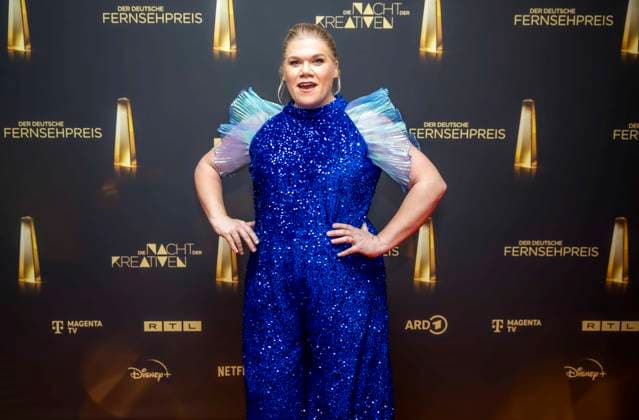 abb Gisa Flake Schauspielerin zu Gast auf dem roten Teppich bei der Nacht der Kreativen - Der Deutsche Fernsehpreis 2025 in der Flora am 09.09.2025 in Koeln NRW Deutschland