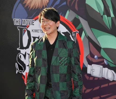 Cast member Natsuki Hanae attends the premiere of the animated motion picture fantasy thriller Demon Slayer: Kimetsu no Yaibi Infinity Castle at the TCL Chinese Theatre in the Hollywood section of Los Angeles on Tuesday, September 9, 2025.  LAP2025090913 JIMxRUYMEN