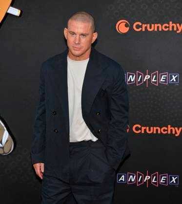 Cast member Channing Tatum attends the premiere of the animated motion picture fantasy thriller Demon Slayer: Kimetsu no Yaibi Infinity Castle at the TCL Chinese Theatre in the Hollywood section of Los Angeles on Tuesday, September 9, 2025.  LAP2025090901 JIMxRUYMEN
