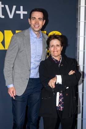 September 9, 2025, New York, United States: (L-R) Andrew Ross Sorkin and Kara Swisher attend The Morning Show Season 4 New York Premiere at Museum of Modern Art. New York United States - ZUMAs197 20250909_aaa_s197_162 Copyright: xRonxAdarx