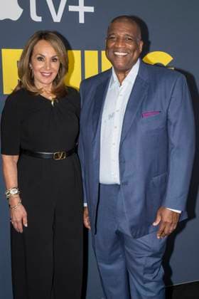 The Morning Show Season 4 New York Premiere in New York, USA - 09 Sep 2025 (L-R) Rosanna Scotto and Curt Menefee attend The Morning Show Season 4 New York Premiere at Museum of Modern Art. New York United States Copyright: xRonxAdarx xSOPAxImagesx _radar_tms_20250909_00072