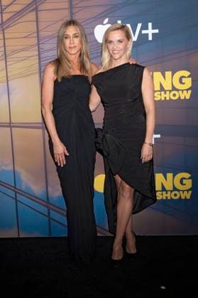 Jennifer Aniston und Reese Witherspoon bei der Premiere der 4. Staffel der Apple TV+ Serie The Morning Show im Museum of Modern Art. New York, 09.09.2025
