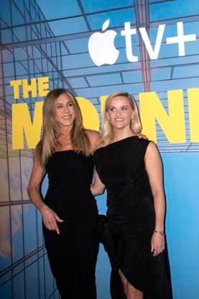 Jennifer Aniston und Reese Witherspoon bei der Premiere der 4. Staffel der Apple TV+ Serie The Morning Show im Museum of Modern Art. New York, 09.09.2025