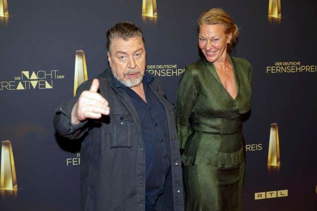 Armin Rohde und Karen Böhne bei der Verleihung des Deutschen Fernsehpreises 2025 - Die Nacht der Kreativen in der Flora. Köln, 09.09.2025