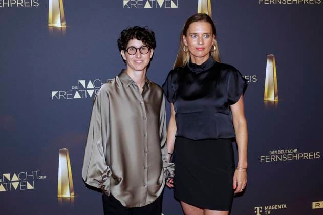 Andi Pek und Friederike Hohmuth bei der Verleihung des Deutschen Fernsehpreises 2025 - Die Nacht der Kreativen in der Flora. Köln, 09.09.2025
