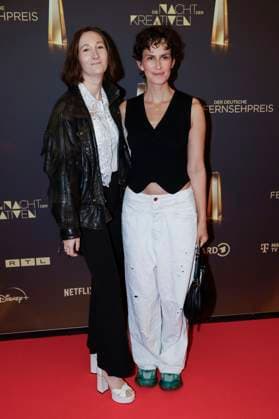Lena Fakler und Saralisa Volm bei der Verleihung des Deutschen Fernsehpreises 2025 - Die Nacht der Kreativen in der Flora. Köln, 09.09.2025