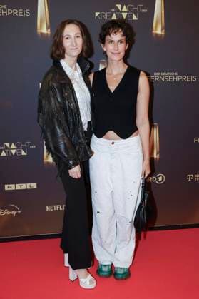 Lena Fakler und Saralisa Volm bei der Verleihung des Deutschen Fernsehpreises 2025 - Die Nacht der Kreativen in der Flora. Köln, 09.09.2025