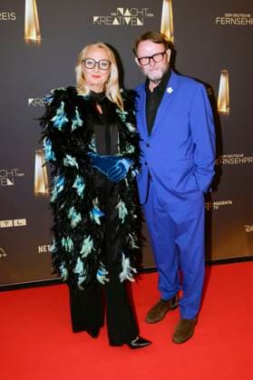 Ute Biernat und Konstantin von Ahlefeld bei der Verleihung des Deutschen Fernsehpreises 2025 - Die Nacht der Kreativen in der Flora. Köln, 09.09.2025