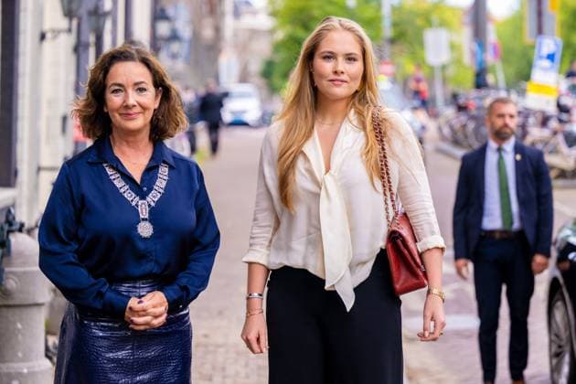 Princess Amalia Visits Amsterdam City Council - Netherlands Amsterdam, The Netherlands, 2025-09-10 11:28:08 Amsterdam, September 9, 2025. Her Royal Highness the Princess of Orange is received by the Amsterdam city council at the invitation of Mayor Femke Halsema. The Princess of Orange is welcomed by the mayor at her official residence and will then discuss developments in the city with the municipal executive. Photo by Bruno Press ABACAPRESS.COM  Copyright: xBrunoxPress ABACAx