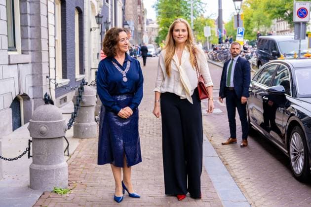 Princess Amalia Visits Amsterdam City Council - Netherlands Amsterdam, The Netherlands, 2025-09-10 11:28:07 Amsterdam, September 9, 2025. Her Royal Highness the Princess of Orange is received by the Amsterdam city council at the invitation of Mayor Femke Halsema. The Princess of Orange is welcomed by the mayor at her official residence and will then discuss developments in the city with the municipal executive. Photo by Bruno Press ABACAPRESS.COM  Copyright: xBrunoxPress ABACAx