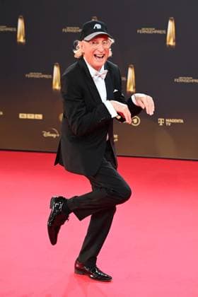 Otto WAALKES, Komiker, Roter Teppich, Red Carpet Show, Ankunft, arrival, Verleihung des Deutschen Fernsehpreises, Der Deutsche Fernsehpreis 2025, Deutscher Fernsehpreis 2025 in den MMC Studios Koeln, am 10.09.2025.