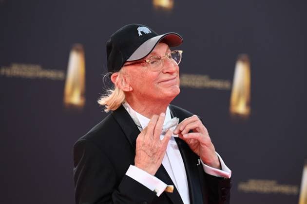 Otto WAALKES, Komiker, Roter Teppich, Red Carpet Show, Ankunft, arrival, Verleihung des Deutschen Fernsehpreises, Der Deutsche Fernsehpreis 2025, Deutscher Fernsehpreis 2025 in den MMC Studios Koeln, am 10.09.2025.