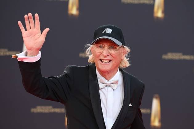 Otto WAALKES, Komiker, Roter Teppich, Red Carpet Show, Ankunft, arrival, Verleihung des Deutschen Fernsehpreises, Der Deutsche Fernsehpreis 2025, Deutscher Fernsehpreis 2025 in den MMC Studios Koeln, am 10.09.2025.
