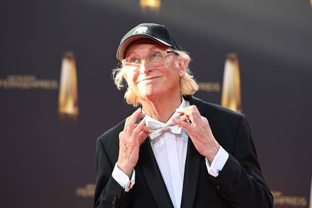 Otto WAALKES, Komiker, Roter Teppich, Red Carpet Show, Ankunft, arrival, Verleihung des Deutschen Fernsehpreises, Der Deutsche Fernsehpreis 2025, Deutscher Fernsehpreis 2025 in den MMC Studios Koeln, am 10.09.2025.