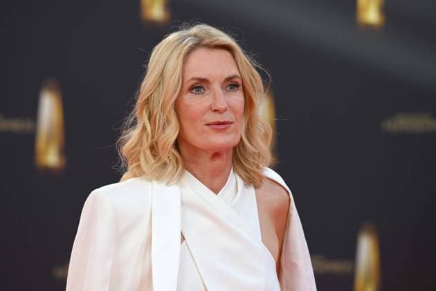 Maria FURTWAENGLER, Schauspielerin, Roter Teppich, Red Carpet Show, Ankunft, arrival, Verleihung des Deutschen Fernsehpreises, Der Deutsche Fernsehpreis 2025, Deutscher Fernsehpreis 2025 in den MMC Studios Koeln, am 10.09.2025.