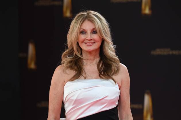 Frauke LUDOWIG, Moderatorin, Roter Teppich, Red Carpet Show, Ankunft, arrival, Verleihung des Deutschen Fernsehpreises, Der Deutsche Fernsehpreis 2025, Deutscher Fernsehpreis 2025 in den MMC Studios Koeln, am 10.09.2025.