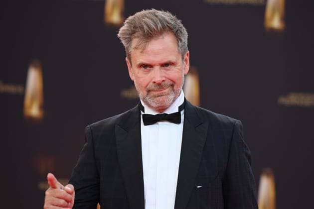 Matthias MATSCHKE, Schauspieler, Roter Teppich, Red Carpet Show, Ankunft, arrival, Verleihung des Deutschen Fernsehpreises, Der Deutsche Fernsehpreis 2025, Deutscher Fernsehpreis 2025 in den MMC Studios Koeln, am 10.09.2025.