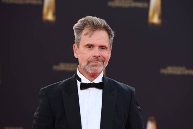 Matthias MATSCHKE, Schauspieler, Roter Teppich, Red Carpet Show, Ankunft, arrival, Verleihung des Deutschen Fernsehpreises, Der Deutsche Fernsehpreis 2025, Deutscher Fernsehpreis 2025 in den MMC Studios Koeln, am 10.09.2025.
