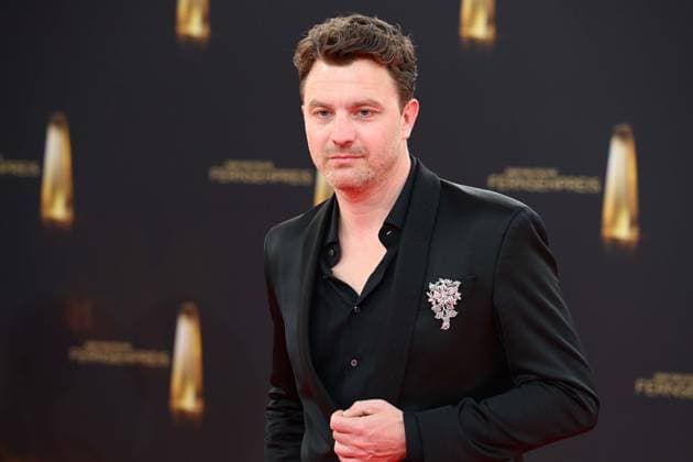 Friedrich MUECKE. Mücke, Schauspieler Roter Teppich, Red Carpet Show, Ankunft, arrival, Verleihung des Deutschen Fernsehpreises, Der Deutsche Fernsehpreis 2025, Deutscher Fernsehpreis 2025 in den MMC Studios Koeln, am 10.09.2025.