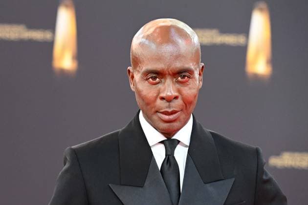 Bruce DARNELL, Model Roter Teppich, Red Carpet Show, Ankunft, arrival, Verleihung des Deutschen Fernsehpreises, Der Deutsche Fernsehpreis 2025, Deutscher Fernsehpreis 2025 in den MMC Studios Koeln, am 10.09.2025.
