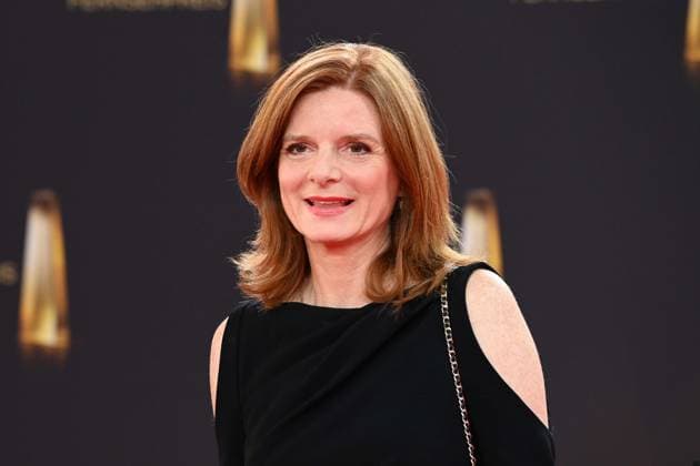 Dr. Katrin VERNAU, WDR Intendantin, Roter Teppich, Red Carpet Show, Ankunft, arrival, Verleihung des Deutschen Fernsehpreises, Der Deutsche Fernsehpreis 2025, Deutscher Fernsehpreis 2025 in den MMC Studios Koeln, am 10.09.2025.
