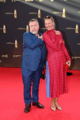 Armin Rohde und Karen Boehne bei der Verleihung vom Deutschen Fernsehpreis am 10.09.2025 in Koeln Deutscher Fernsehpreis Verleihung 2025 in Koeln