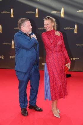 Armin Rohde und Karen Boehne bei der Verleihung vom Deutschen Fernsehpreis am 10.09.2025 in Koeln Deutscher Fernsehpreis Verleihung 2025 in Koeln
