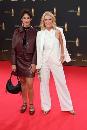 Saralisa Volm und Maria Furtwaengler bei der Verleihung vom Deutschen Fernsehpreis am 10.09.2025 in Koeln Deutscher Fernsehpreis Verleihung 2025 in Koeln