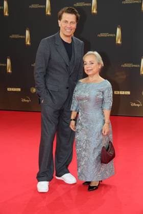 Wolfram Grandezka und Christine Urspruch bei der Verleihung vom Deutschen Fernsehpreis am 10.09.2025 in Koeln Deutscher Fernsehpreis Verleihung 2025 in Koeln