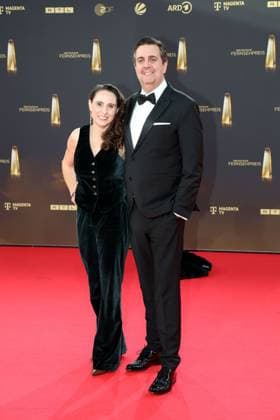 Heidrun Buchmaier und Bastian Pastewka bei der Verleihung vom Deutschen Fernsehpreis am 10.09.2025 in Koeln Deutscher Fernsehpreis Verleihung 2025 in Koeln
