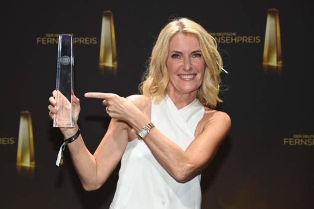 Maria FURTWAENGLER, Furtwängler, Schauspielerin, Preistraegerin Beste Schauspielerin, Verleihung des Deutschen Fernsehpreises, Der Deutsche Fernsehpreis 2025, Deutscher Fernsehpreis 2025 in den MMC Studios Koeln, am 10.09.2025.