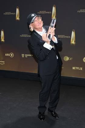 Otto WAALKES, Komiker, erhaelt den Ehrenpreis fuer sein Lebenswerk Preistraeger Verleihung des Deutschen Fernsehpreises, Der Deutsche Fernsehpreis 2025, Deutscher Fernsehpreis 2025 in den MMC Studios Koeln, am 10.09.2025.