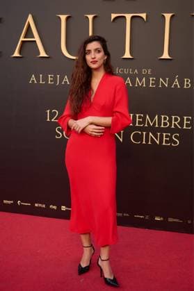 attends the premiere of the film El Cautivo directed by Alejandro Amenabar at Cine Callao in Madrid, Spain, on September 10, 2025. The movie, starring Julio Pena Fernandez, Alessandro Borghi, Miguel Rellan, Fernando Tejero, Luna Berroa, Luis Callejo, Josà Manuel Poga, Albert Salazar, Juanma Muniagurria, Jorge Asin, Mohamed Said and Walid Charaf, tells the story of Miguel de Cervantes™ captivity in Algiers in 1575. The film will be released in Spanish cinemas on September 12. Cordon Press HazhardxEspinozaxVallejos