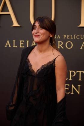 attends the premiere of the film El Cautivo directed by Alejandro Amenabar at Cine Callao in Madrid, Spain, on September 10, 2025. The movie, starring Julio Pena Fernandez, Alessandro Borghi, Miguel Rellan, Fernando Tejero, Luna Berroa, Luis Callejo, Josà Manuel Poga, Albert Salazar, Juanma Muniagurria, Jorge Asin, Mohamed Said and Walid Charaf, tells the story of Miguel de Cervantes™ captivity in Algiers in 1575. The film will be released in Spanish cinemas on September 12. Cordon Press HazhardxEspinozaxVallejos