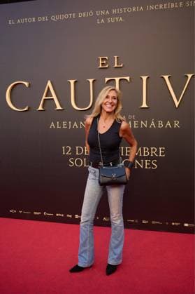 attends the premiere of the film El Cautivo directed by Alejandro Amenabar at Cine Callao in Madrid, Spain, on September 10, 2025. The movie, starring Julio Pena Fernandez, Alessandro Borghi, Miguel Rellan, Fernando Tejero, Luna Berroa, Luis Callejo, Josà Manuel Poga, Albert Salazar, Juanma Muniagurria, Jorge Asin, Mohamed Said and Walid Charaf, tells the story of Miguel de Cervantes™ captivity in Algiers in 1575. The film will be released in Spanish cinemas on September 12. Cordon Press HazhardxEspinozaxVallejos