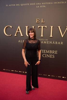 Irene Villa attends the premiere of the film El Cautivo directed by Alejandro Amenabar at Cine Callao in Madrid, Spain, on September 10, 2025. The movie, starring Julio Pena Fernandez, Alessandro Borghi, Miguel Rellan, Fernando Tejero, Luna Berroa, Luis Callejo, Josà Manuel Poga, Albert Salazar, Juanma Muniagurria, Jorge Asin, Mohamed Said and Walid Charaf, tells the story of Miguel de Cervantes™ captivity in Algiers in 1575. The film will be released in Spanish cinemas on September 12. Cordon Press HazhardxEspinozaxVallejos