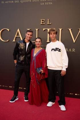 attends the premiere of the film El Cautivo directed by Alejandro Amenabar at Cine Callao in Madrid, Spain, on September 10, 2025. The movie, starring Julio Pena Fernandez, Alessandro Borghi, Miguel Rellan, Fernando Tejero, Luna Berroa, Luis Callejo, Josà Manuel Poga, Albert Salazar, Juanma Muniagurria, Jorge Asin, Mohamed Said and Walid Charaf, tells the story of Miguel de Cervantes™ captivity in Algiers in 1575. The film will be released in Spanish cinemas on September 12. Cordon Press HazhardxEspinozaxVallejos