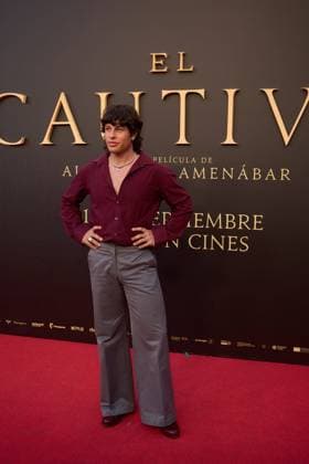 Leo Rizzi attends the premiere of the film El Cautivo directed by Alejandro Amenabar at Cine Callao in Madrid, Spain, on September 10, 2025. The movie, starring Julio Pena Fernandez, Alessandro Borghi, Miguel Rellan, Fernando Tejero, Luna Berroa, Luis Callejo, Josà Manuel Poga, Albert Salazar, Juanma Muniagurria, Jorge Asin, Mohamed Said and Walid Charaf, tells the story of Miguel de Cervantes™ captivity in Algiers in 1575. The film will be released in Spanish cinemas on September 12. Cordon Press HazhardxEspinozaxVallejos