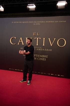 attends the premiere of the film El Cautivo directed by Alejandro Amenabar at Cine Callao in Madrid, Spain, on September 10, 2025. The movie, starring Julio Pena Fernandez, Alessandro Borghi, Miguel Rellan, Fernando Tejero, Luna Berroa, Luis Callejo, Josà Manuel Poga, Albert Salazar, Juanma Muniagurria, Jorge Asin, Mohamed Said and Walid Charaf, tells the story of Miguel de Cervantes™ captivity in Algiers in 1575. The film will be released in Spanish cinemas on September 12. Cordon Press HazhardxEspinozaxVallejos