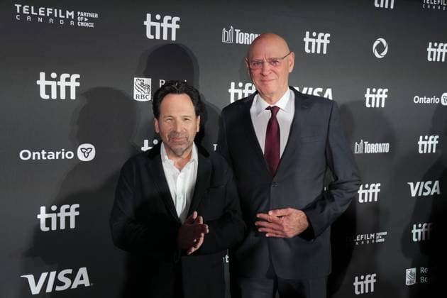 September 10, 2025, Toronto, On, Canada: Director Barry Avrich and retired Israeli general Noam Tibon arrive on the red carpet for öÄuThe Road Between Us: The Ultimate RescueöÄÃ¹ at the Toronto International Film Festival in Toronto, Wednesday, Sept. 10, 2025. Toronto Canada  - ZUMAc35_ 20250910_zaf_c35_053 Copyright: xChrisxYoungx