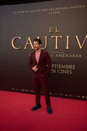 Alberto Alberracin attends the premiere of the film El Cautivo directed by Alejandro Amenabar at Cine Callao in Madrid, Spain, on September 10, 2025. The movie, starring Julio Pena Fernandez, Alessandro Borghi, Miguel Rellan, Fernando Tejero, Luna Berroa, Luis Callejo, JosÃ Manuel Poga, Albert Salazar, Juanma Muniagurria, Jorge Asin, Mohamed Said and Walid Charaf, tells the story of Miguel de Cervantes™ captivity in Algiers in 1575. The film will be released in Spanish cinemas on September 12. Cordon Press  HazhardxEspinozaxVallejos