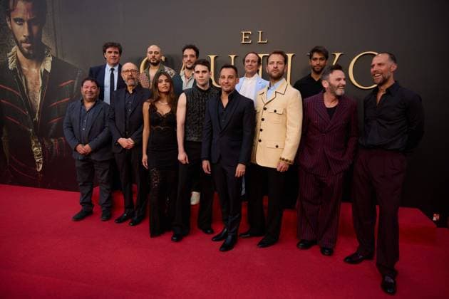 Director Alejandro Amenabar with actors Julio Pena , Jose Manuel Poga , Miguel Rellan , Luna Berroa , Fernando Tejero , Alessandro Borghi attends the premiere of the film El Cautivo directed by Alejandro Amenabar at Cine Callao in Madrid, Spain, on September 10, 2025. The movie, starring Julio Pena Fernandez, Alessandro Borghi, Miguel Rellan, Fernando Tejero, Luna Berroa, Luis Callejo, JosÃ Manuel Poga, Albert Salazar, Juanma Muniagurria, Jorge Asin, Mohamed Said and Walid Charaf, tells the story of Miguel de Cervantes™ captivity in Algiers in 1575. The film will be released in Spanish cinemas on September 12. Cordon Press  HazhardxEspinozaxVallejos