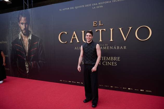 Julian Pena Fernandez attends the premiere of the film El Cautivo directed by Alejandro Amenabar at Cine Callao in Madrid, Spain, on September 10, 2025. The movie, starring Julio Pena Fernandez, Alessandro Borghi, Miguel Rellan, Fernando Tejero, Luna Berroa, Luis Callejo, JosÃ Manuel Poga, Albert Salazar, Juanma Muniagurria, Jorge Asin, Mohamed Said and Walid Charaf, tells the story of Miguel de Cervantes™ captivity in Algiers in 1575. The film will be released in Spanish cinemas on September 12. Cordon Press  HazhardxEspinozaxVallejos