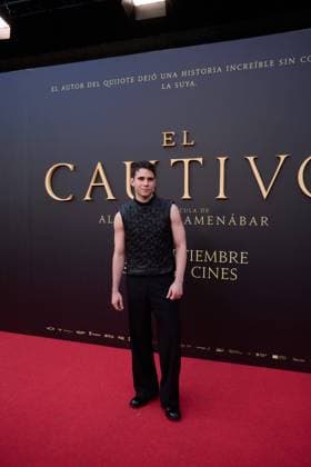 Julian Pena Fernandez attends the premiere of the film El Cautivo directed by Alejandro Amenabar at Cine Callao in Madrid, Spain, on September 10, 2025. The movie, starring Julio Pena Fernandez, Alessandro Borghi, Miguel Rellan, Fernando Tejero, Luna Berroa, Luis Callejo, JosÃ Manuel Poga, Albert Salazar, Juanma Muniagurria, Jorge Asin, Mohamed Said and Walid Charaf, tells the story of Miguel de Cervantes™ captivity in Algiers in 1575. The film will be released in Spanish cinemas on September 12. Cordon Press  HazhardxEspinozaxVallejos