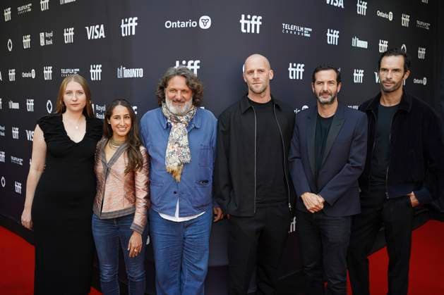 September 10, 2025, Toronto, Ontario, Canada: (L-R) Elizabeth Woodward, Bettina Kandoorie, Oliver Delbosc, Olivier Muller, Gary Farkas and Clo ment Lepoutre attend the red carpet for the Ã¢â‚¬ËœThe FenceÃ¢â‚¬â ¢ premiere during the 2025 Toronto International Film Festival at Royal Alexandra Theatre. on September 10, 2025 in Toronto, Canada. Toronto Canada - ZUMAe321 20250910_zea_e321_039 Copyright: xLeonardoxRamirezx
