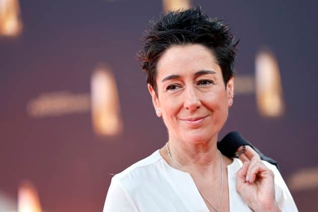 Fernsehmoderatorin Dunja Hayali beim Deutschen Fernsehpreis 2025 in den MMC-Studios in Ossendorf. Köln, 10.09.2025 NRW Deutschland Copyright: xChristophxHardtx