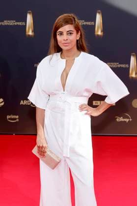 Moderatorin Collien Fernandes beim Deutschen Fernsehpreis 2025 in den MMC-Studios in Ossendorf. Köln, 10.09.2025 NRW Deutschland Copyright: xChristophxHardtx