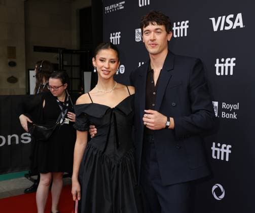 50eme Festival du Film de Toronto 50th Toronto International Film Festival Red carpet of the film The fence Daniela Norman and Tom Blyth 448540 2025 09 10 Toronto Canada  Copyright: xIsabellexVautierx xStarfacex STAR_448540_033