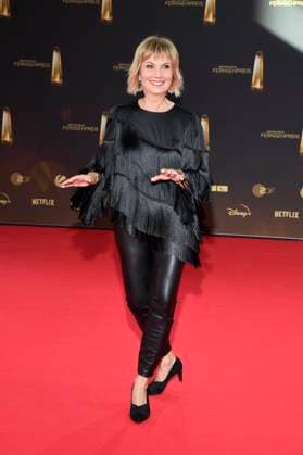 Ilka Eßmüller bei der Verleihung des Deutschen Fernsehpreises 2025 in den MMC Studios. Köln, 10.09.2025