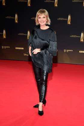 Ilka Eßmüller bei der Verleihung des Deutschen Fernsehpreises 2025 in den MMC Studios. Köln, 10.09.2025